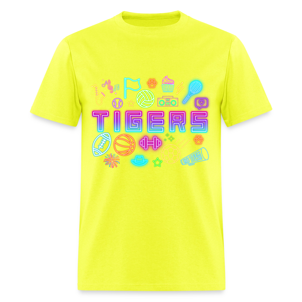 Extra Neon TIGERS T-Shirt | GILDAN 5000 - safety green