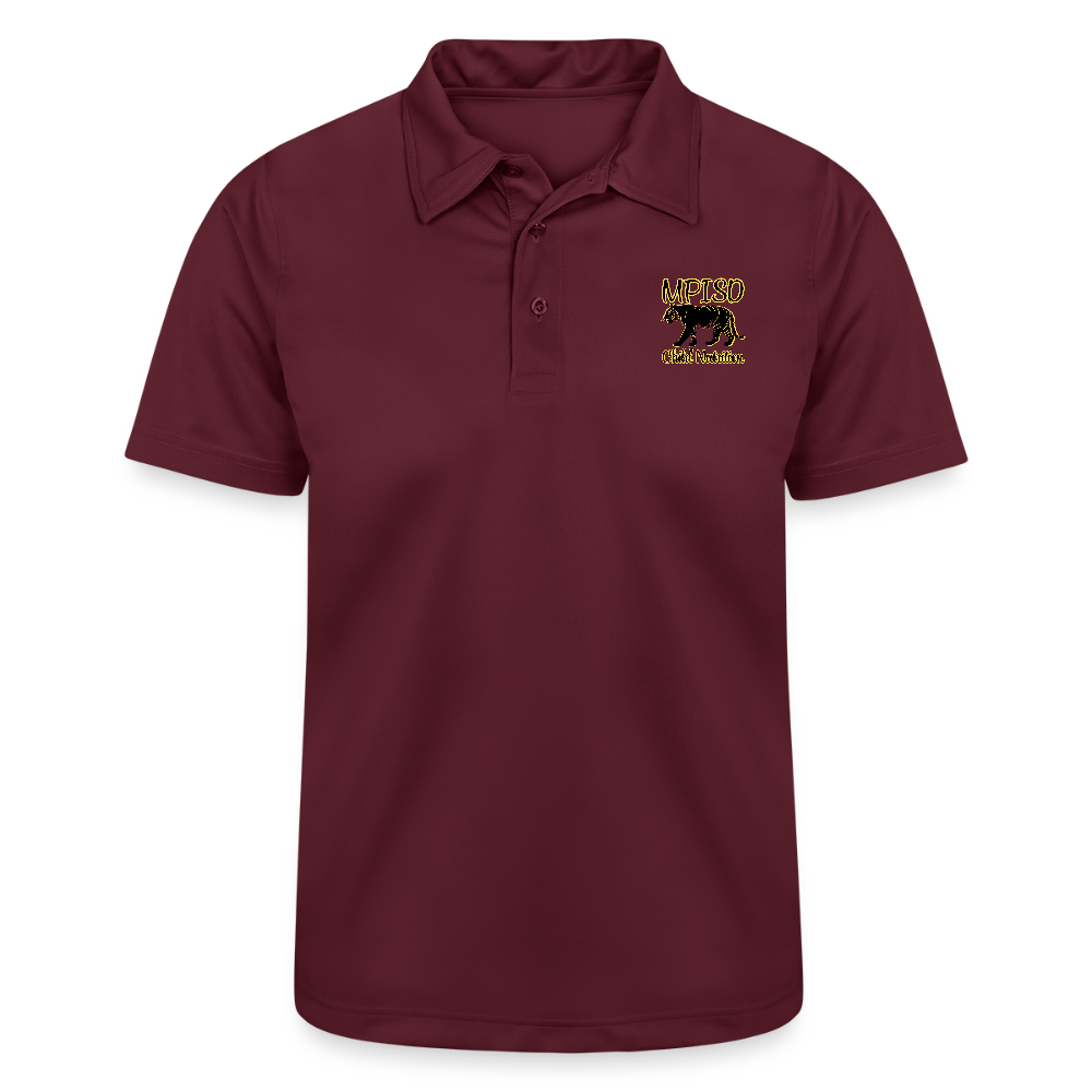 MPISD Child Nutrition Tiger Unisex Command Snag Protection Polo - maroon