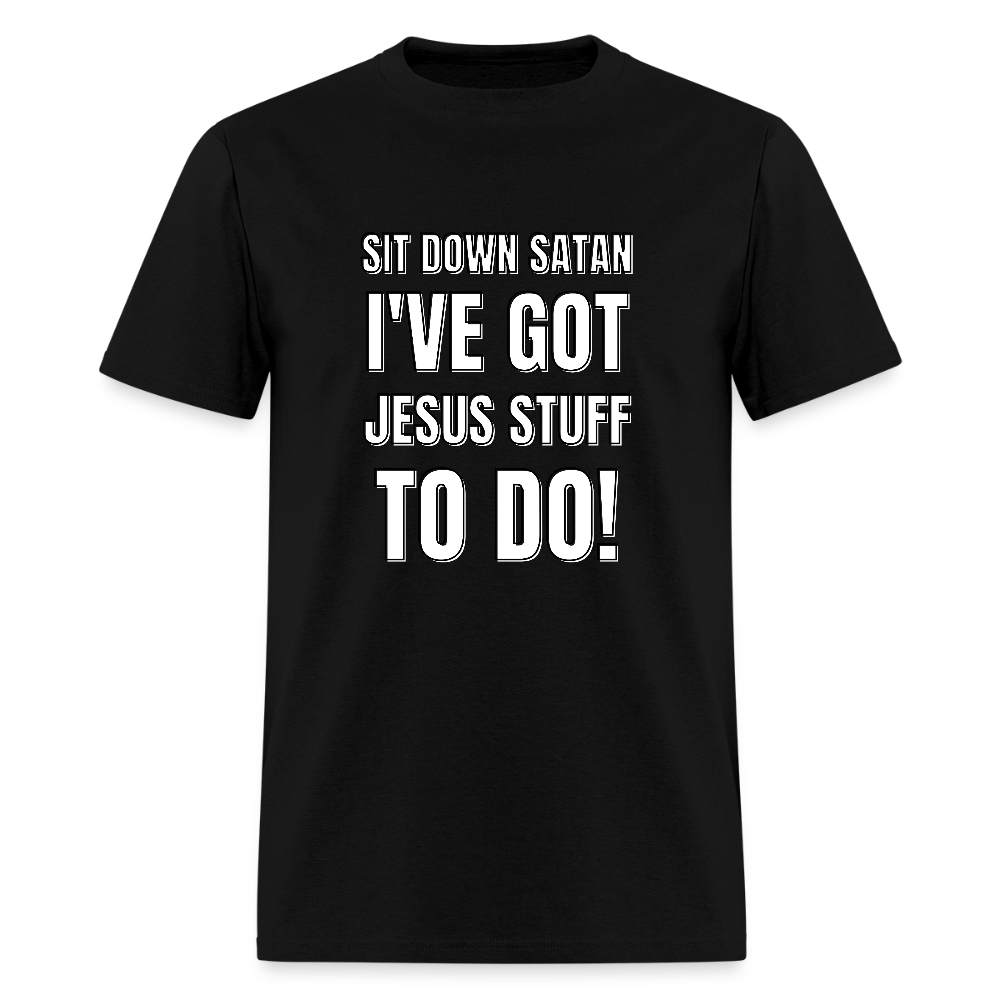 Sit Down Satan Unisex Classic T-Shirt - black