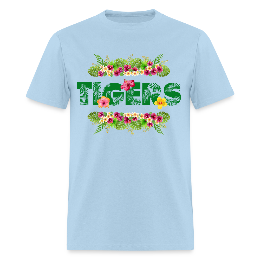 Tigers Hawaiian T-Shirt | GILDAN 5000 - powder blue