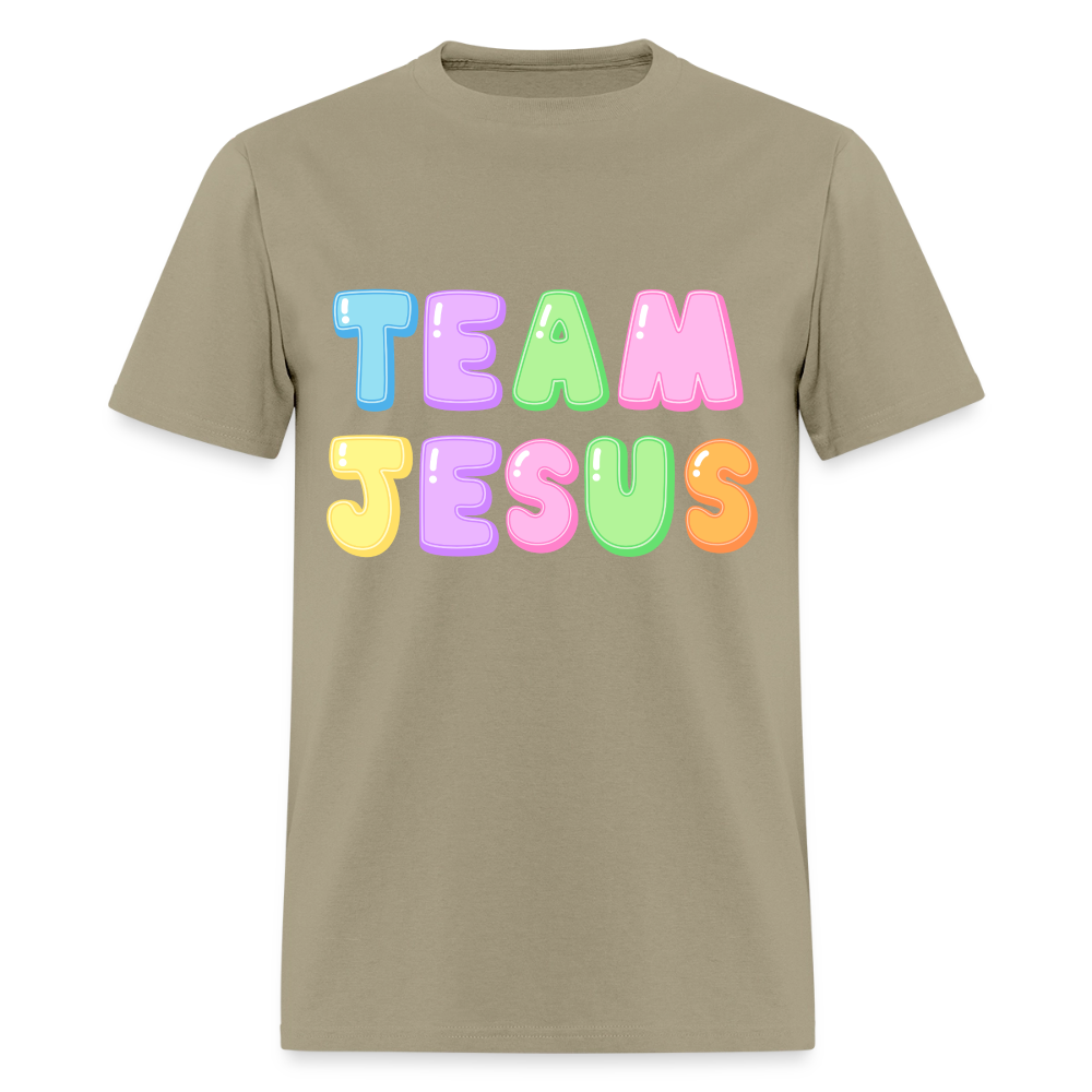 Team Jesus T-Shirt | GILDAN 5000 - khaki
