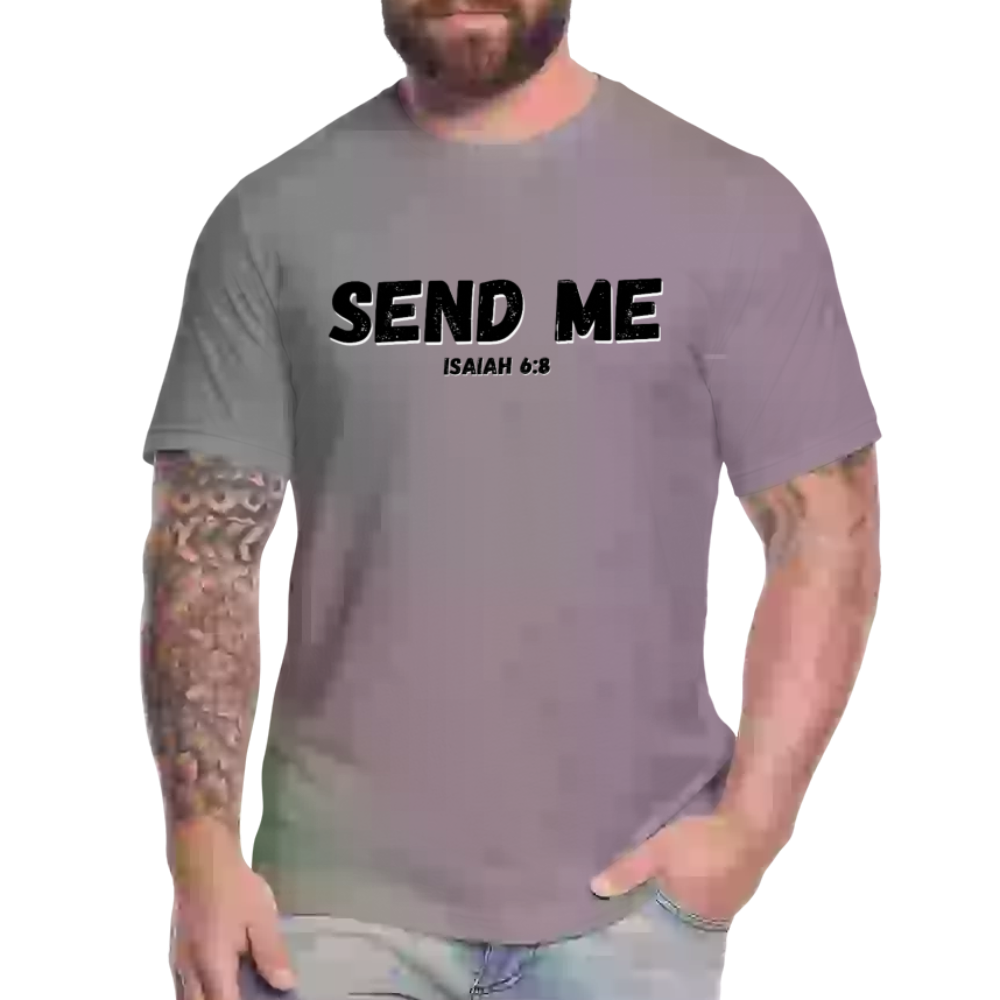 Send Me Unisex Jersey T-Shirt by Bella + Canvas - slate