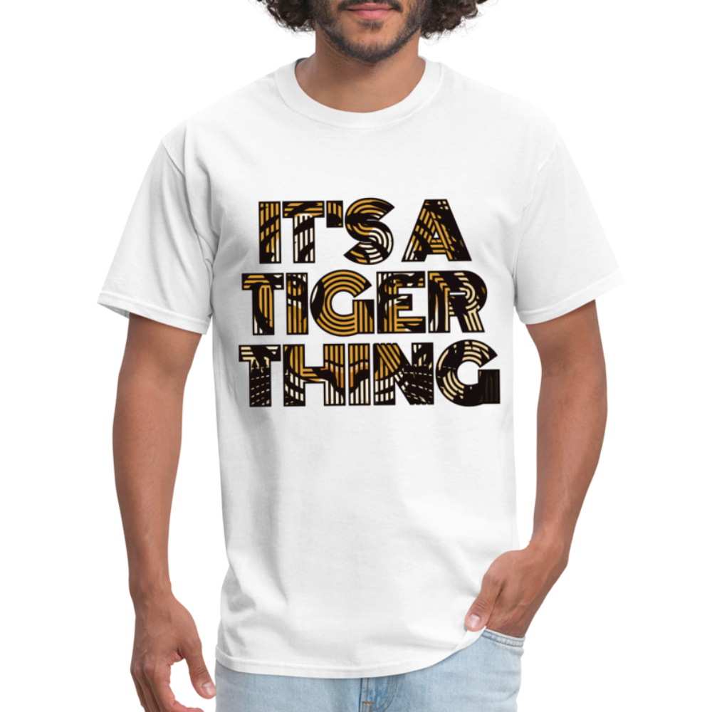 Tiger Thing Unisex Classic T-Shirt - white
