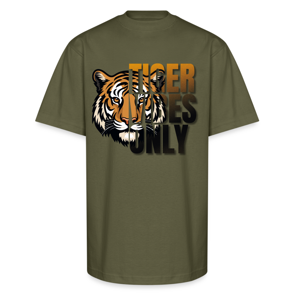 TVO: Tiger Vibes Only Oversized Heavyweight T-Shirt - classic olive