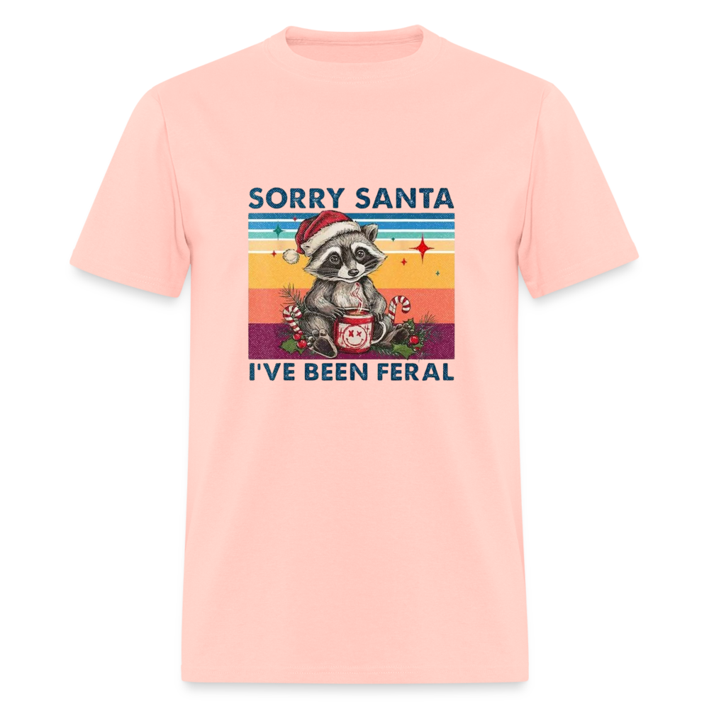 Santa, I've been feral Classic T-Shirt - blush pink