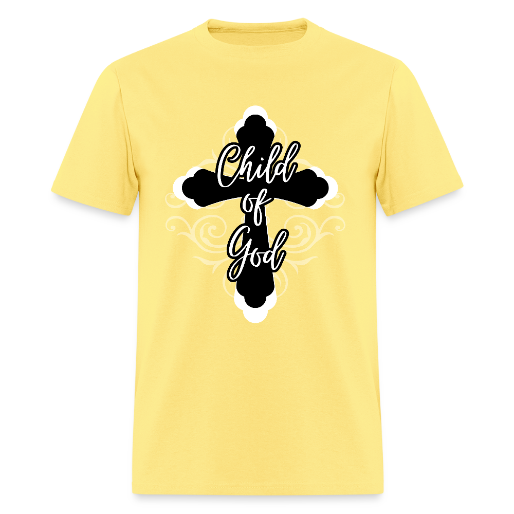 Child of God Cross Classic T-Shirt - cornsilk