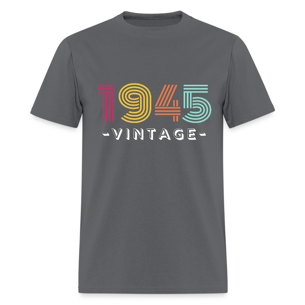 1945 Vintage Classic T-Shirt - charcoal