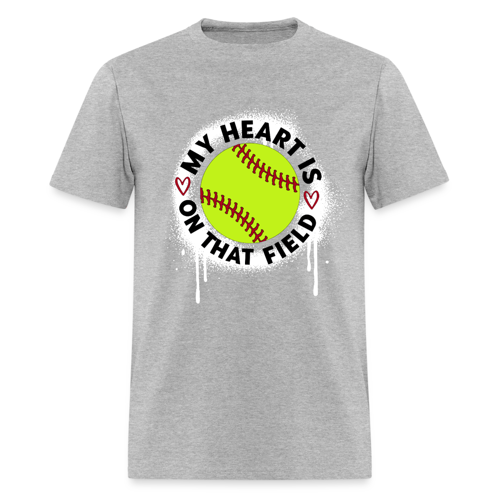 Heart on that field Classic T-Shirt - heather gray