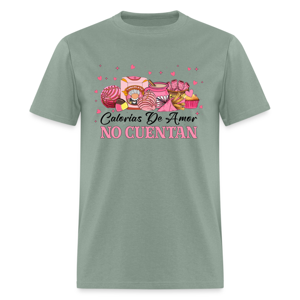 Calories of Love Unisex Classic T-Shirt - sage