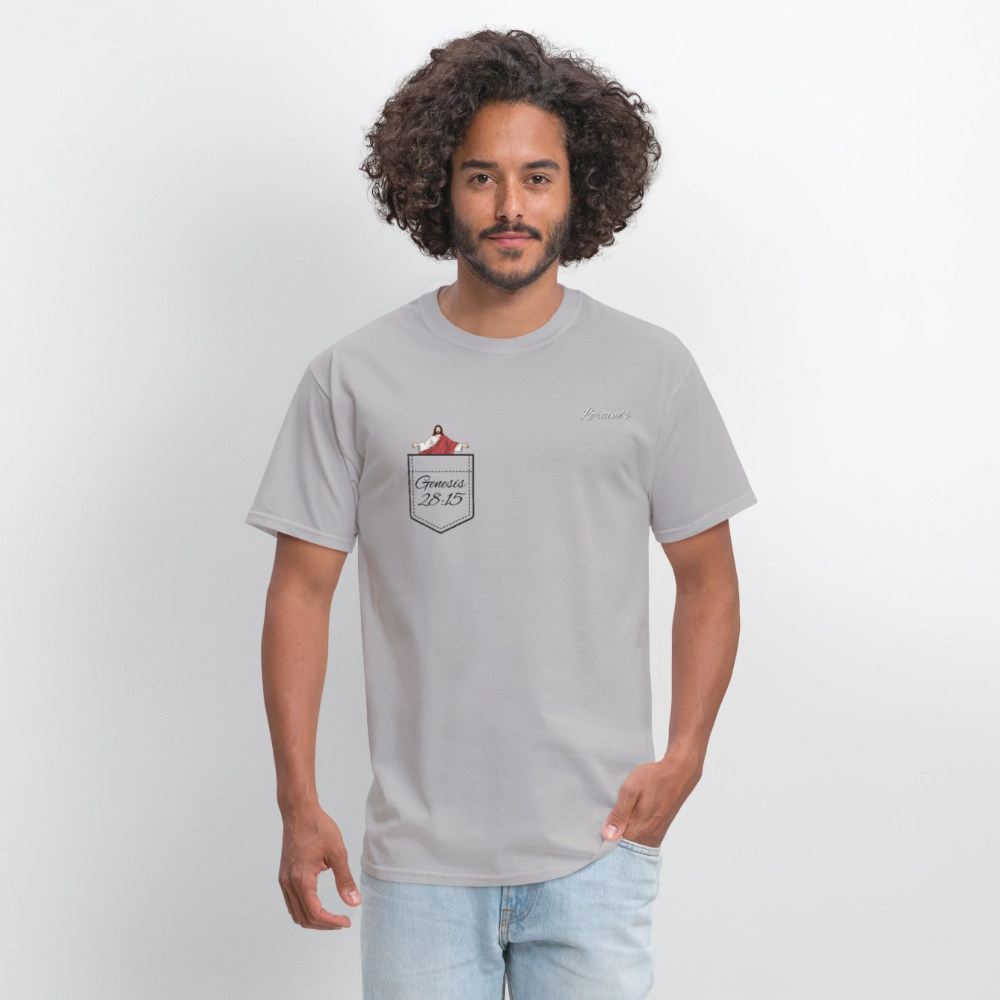 Genesis 28:15 Classic T-Shirt - gravel