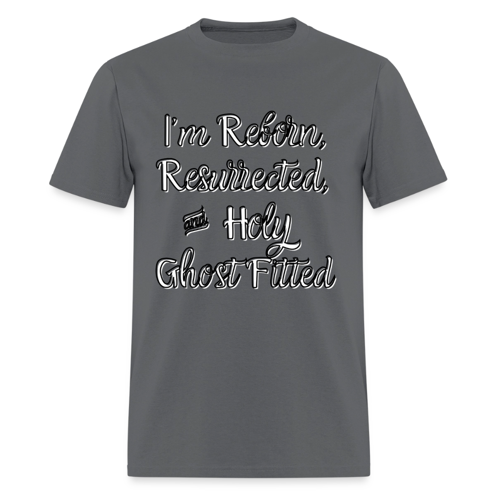 Holy Ghost Fitted T-Shirt | GILDAN 5000 - charcoal