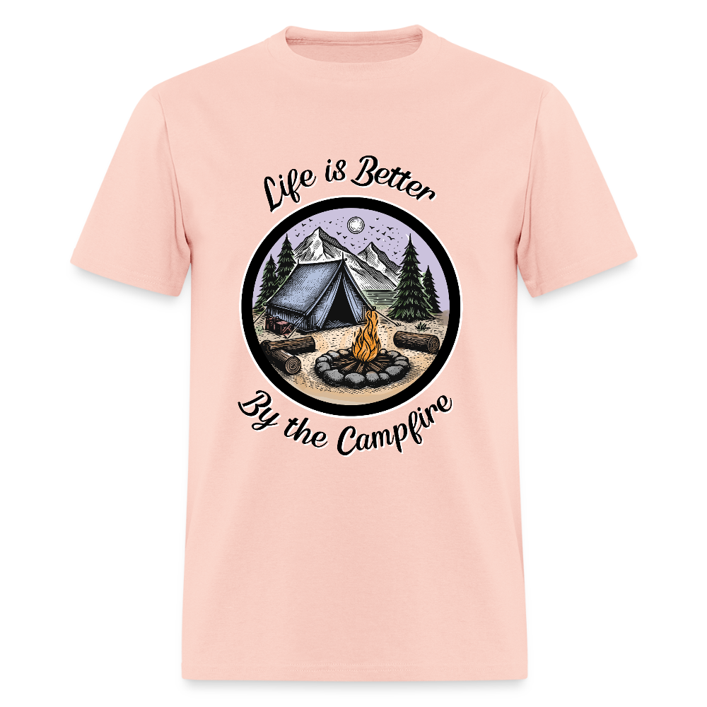 By The Campfire T-Shirt | GILDAN 5000 - blush pink