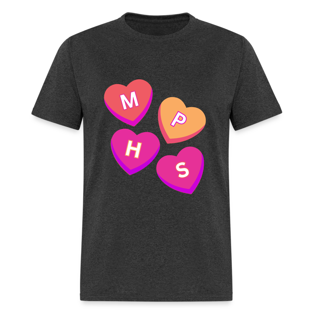 MPHS Convo Hearts Classic T-Shirt - heather black
