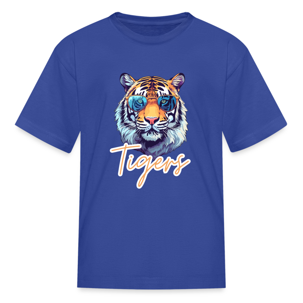 Kids' Cool Cats T-Shirt - royal blue