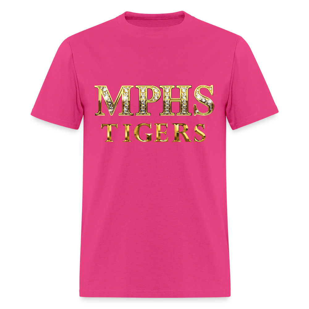 MPHS Gold & Diamond Classic T-Shirt - fuchsia