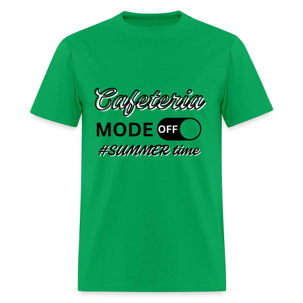 Cafeteria Mode Off T-Shirt | GILDAN 5000 - bright green