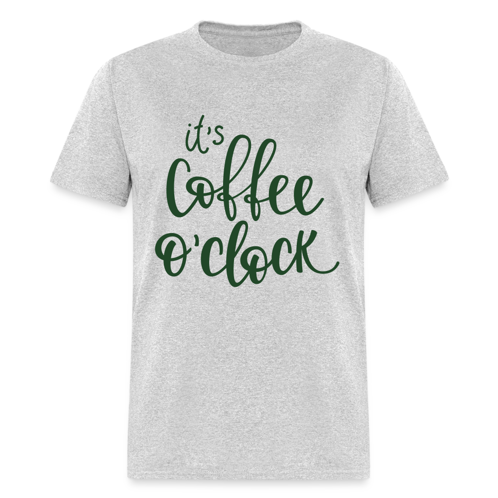 Coffee O'Clock Classic T-Shirt - heather gray