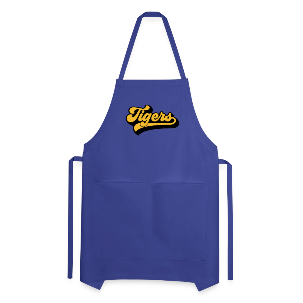 Tigers Adjustable Apron - royal blue