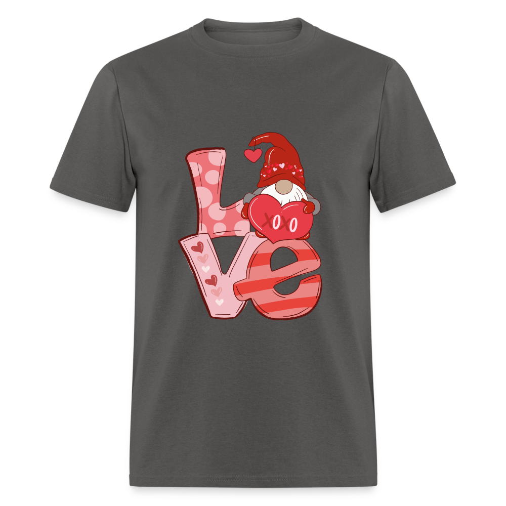 Gnomie Love Classic T-Shirt - charcoal