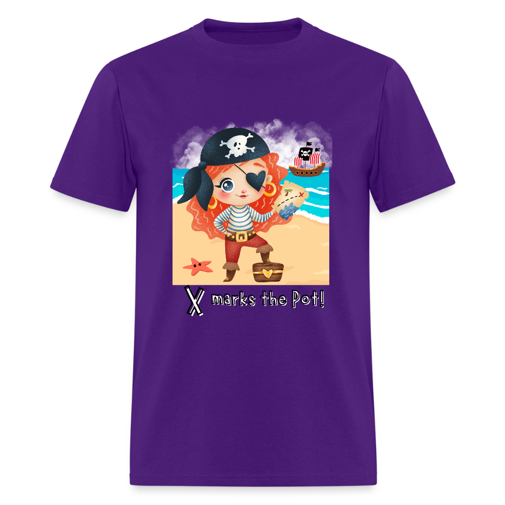 X Marks the Pot! Classic T-Shirt - purple