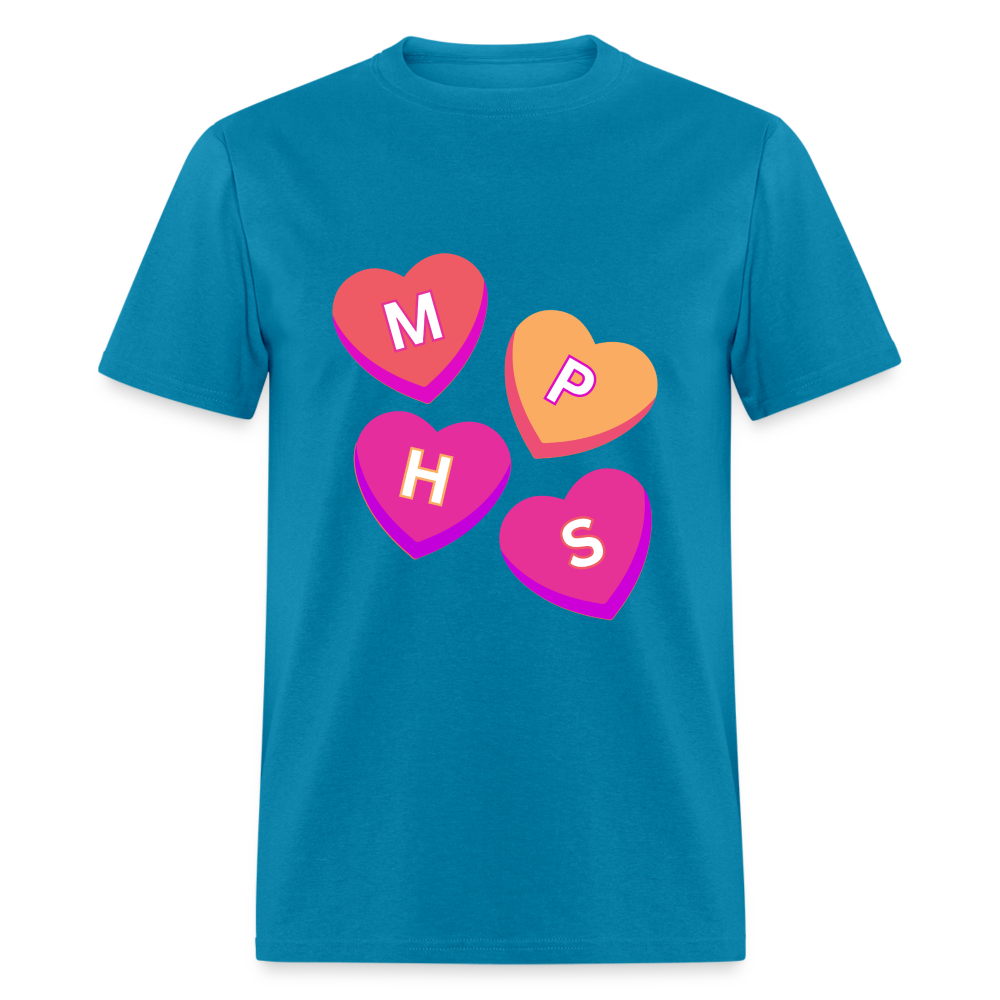 MPHS Convo Hearts Classic T-Shirt - turquoise