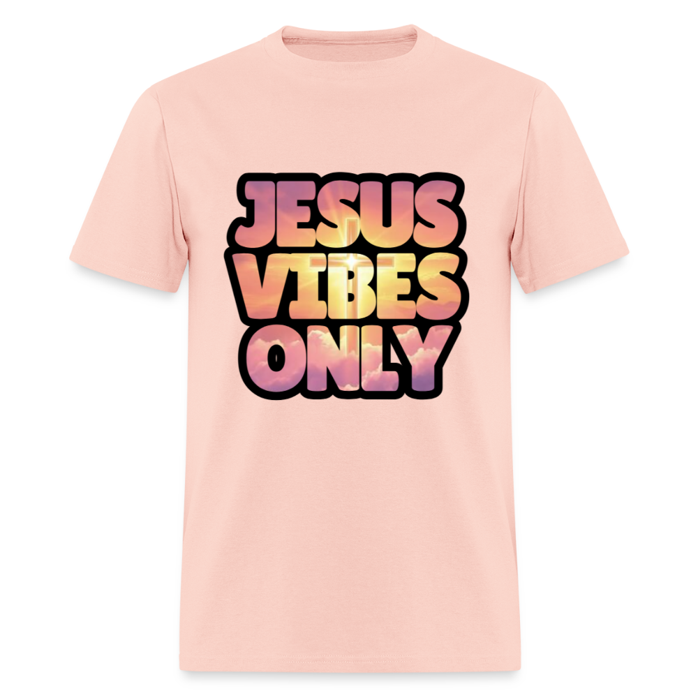 Jesus Vibes Only -Golden Pink Purple Unisex Classic T-Shirt - blush pink