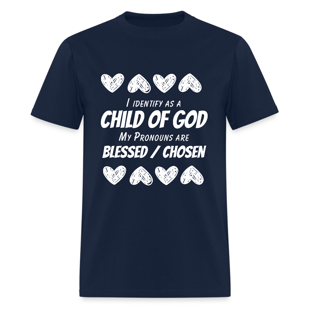 Child of God Hearts Classic T-Shirt - navy