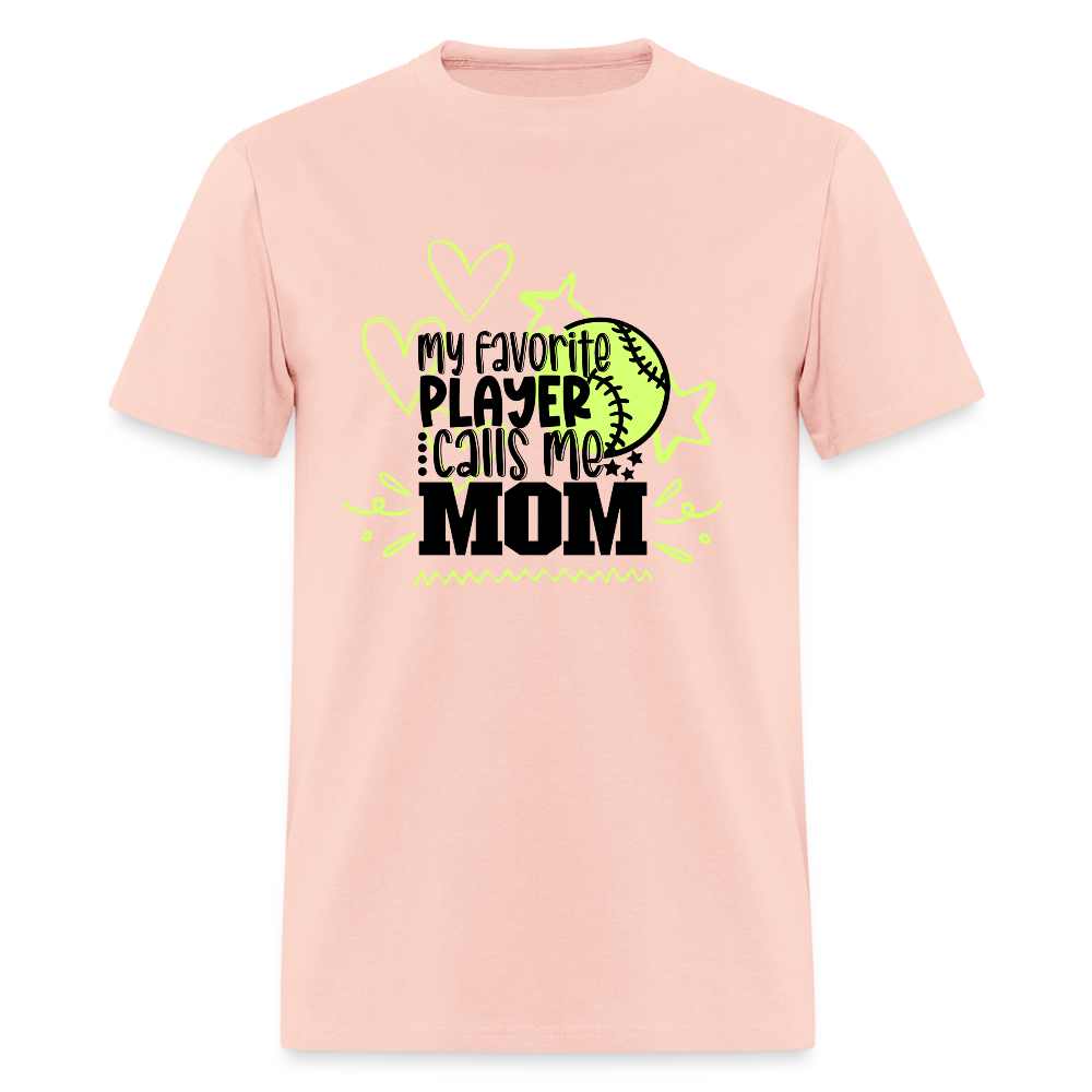 Fav Player Calls me MOM Classic T-Shirt - blush pink
