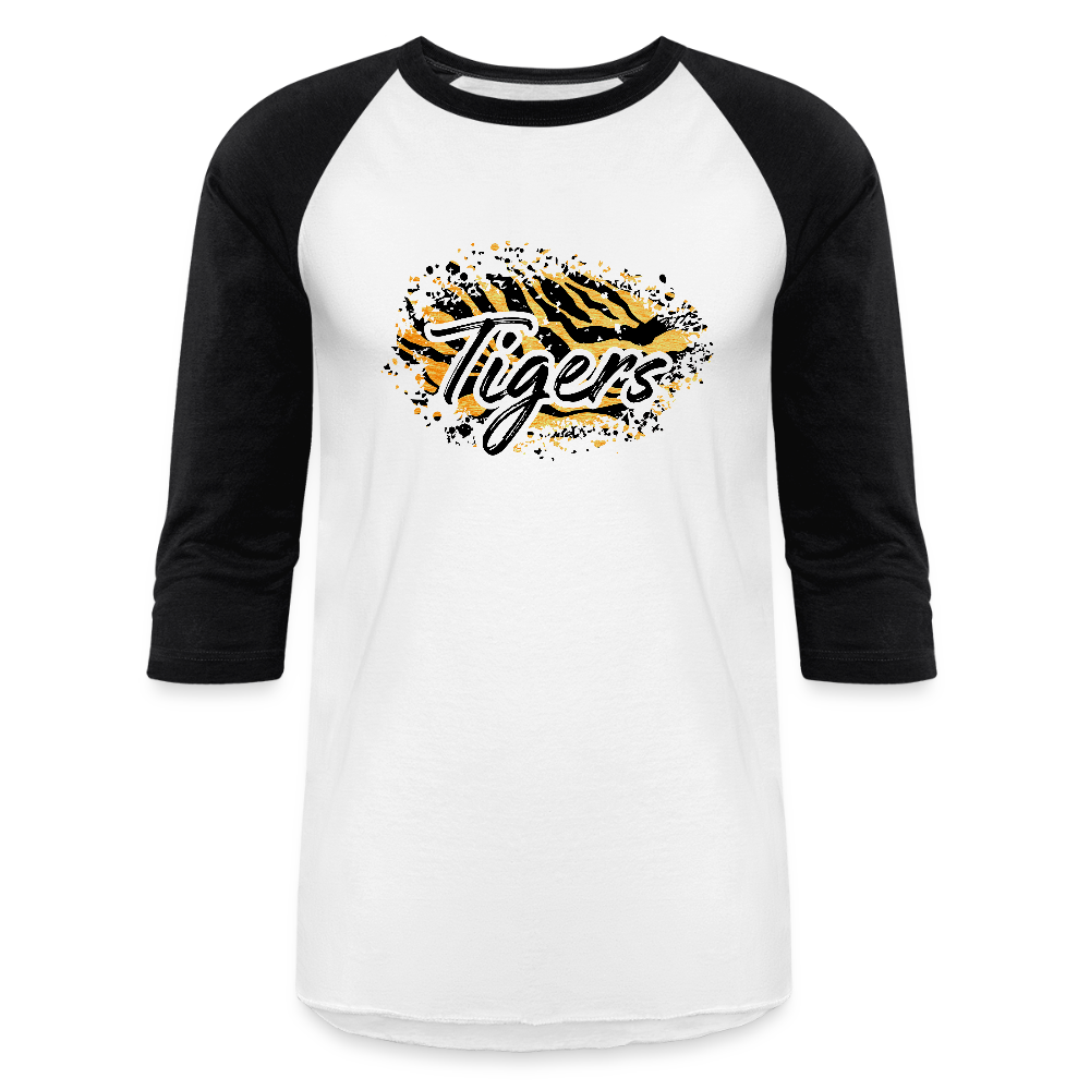 Tigers Splash Baseball T-Shirt - white/black