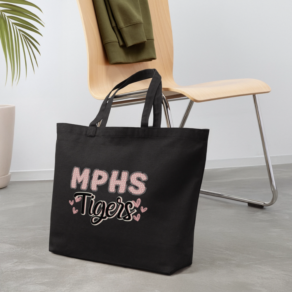 MPHS Fueling the Grr in our Tigers! Eco-Friendly Cotton Tote - black