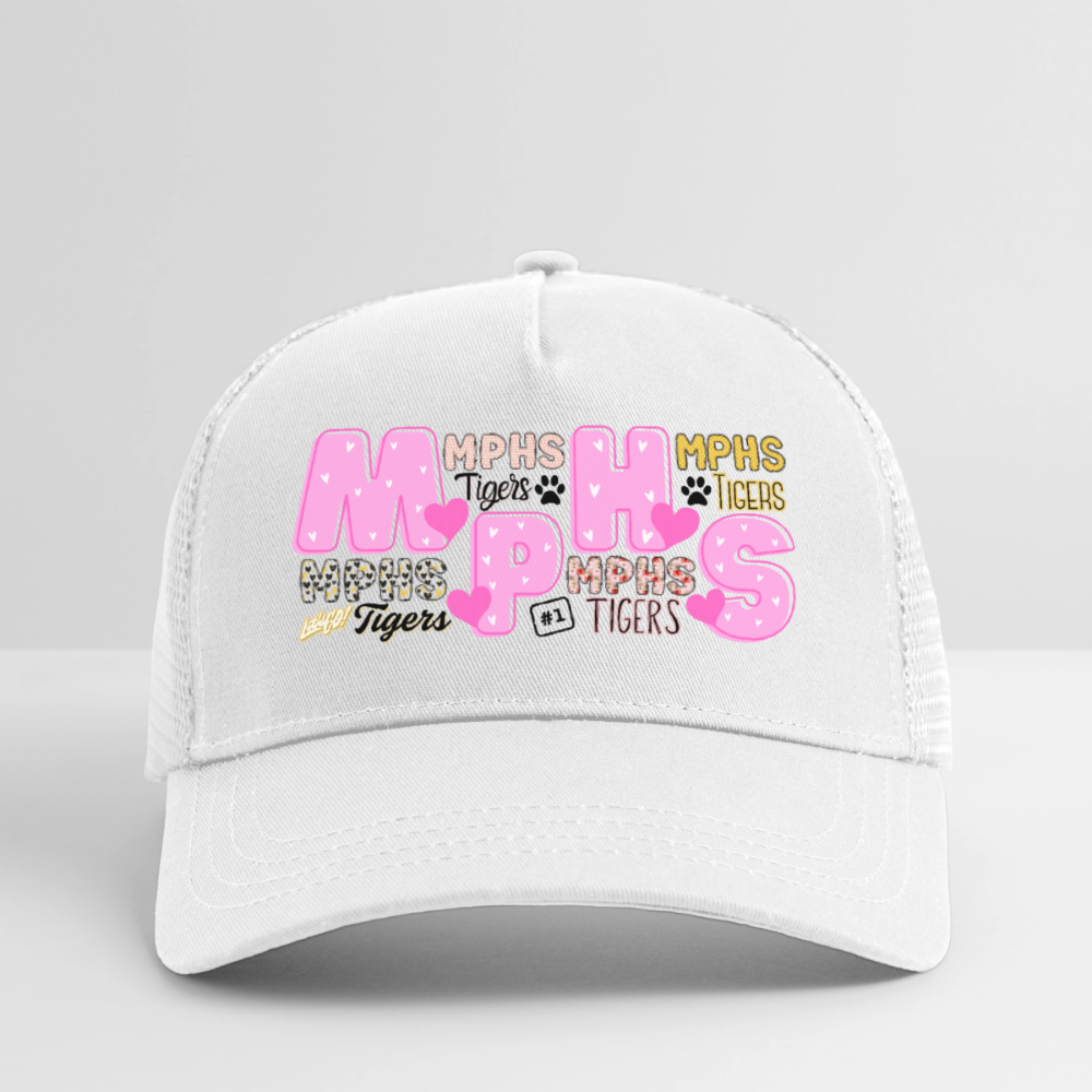 MPHS Eco Trucker Cap - white/white