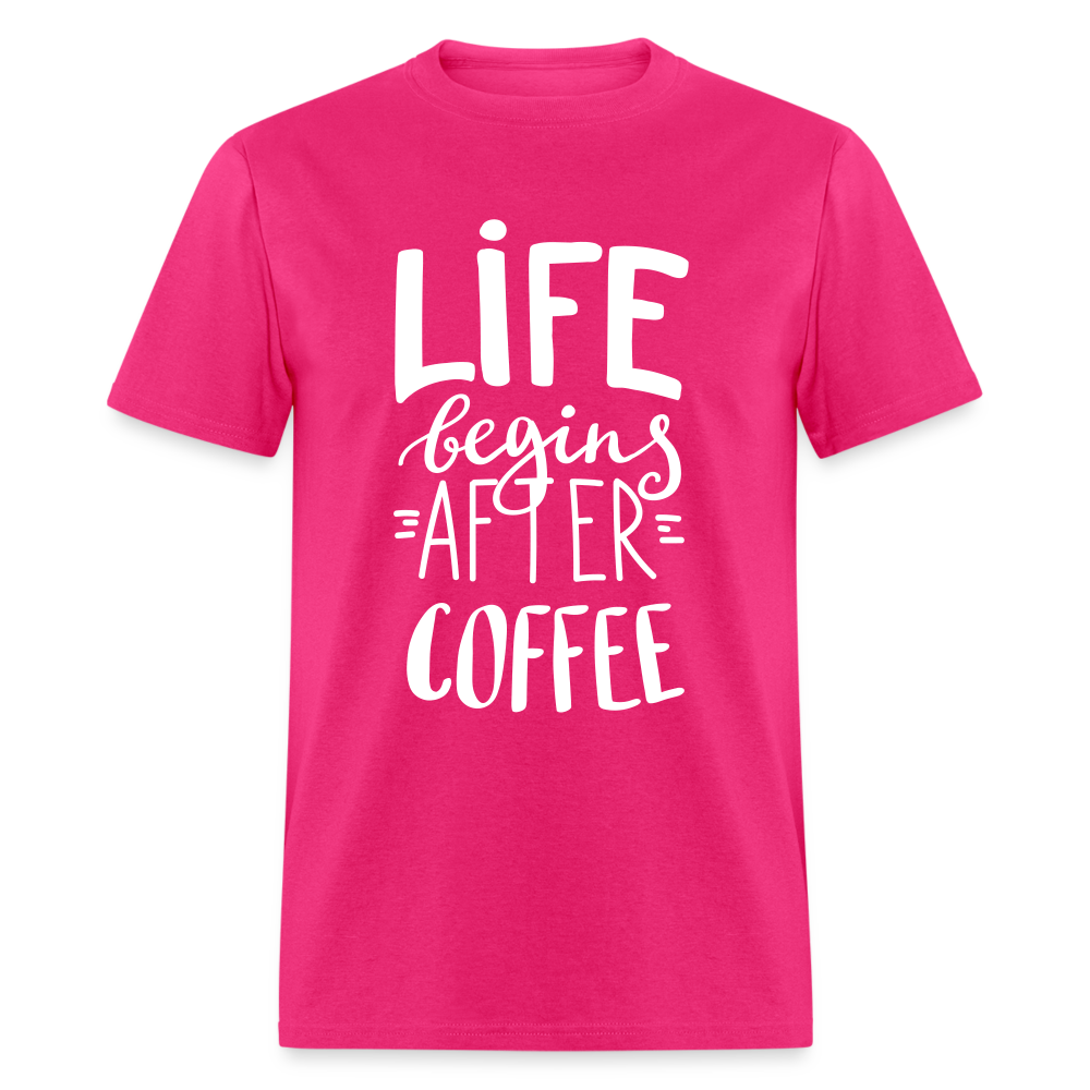 Life after Coffee Classic T-Shirt - fuchsia