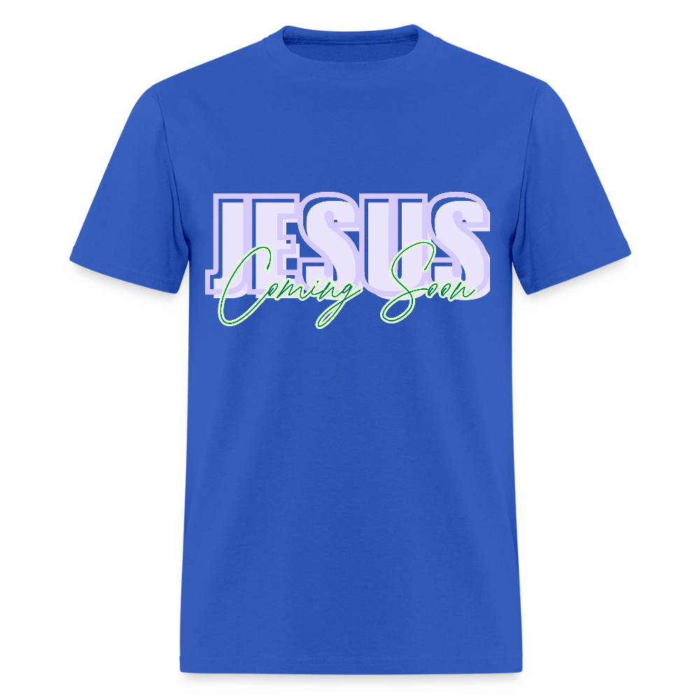 JESUS Coming Soon Unisex Classic T-Shirt - royal blue