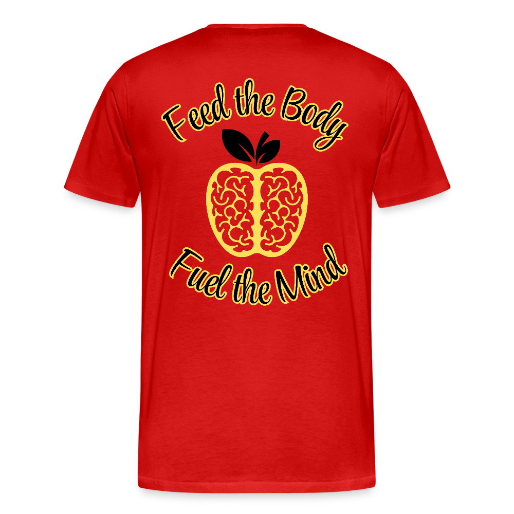 MPISD Brain Food Premium T-Shirt - red