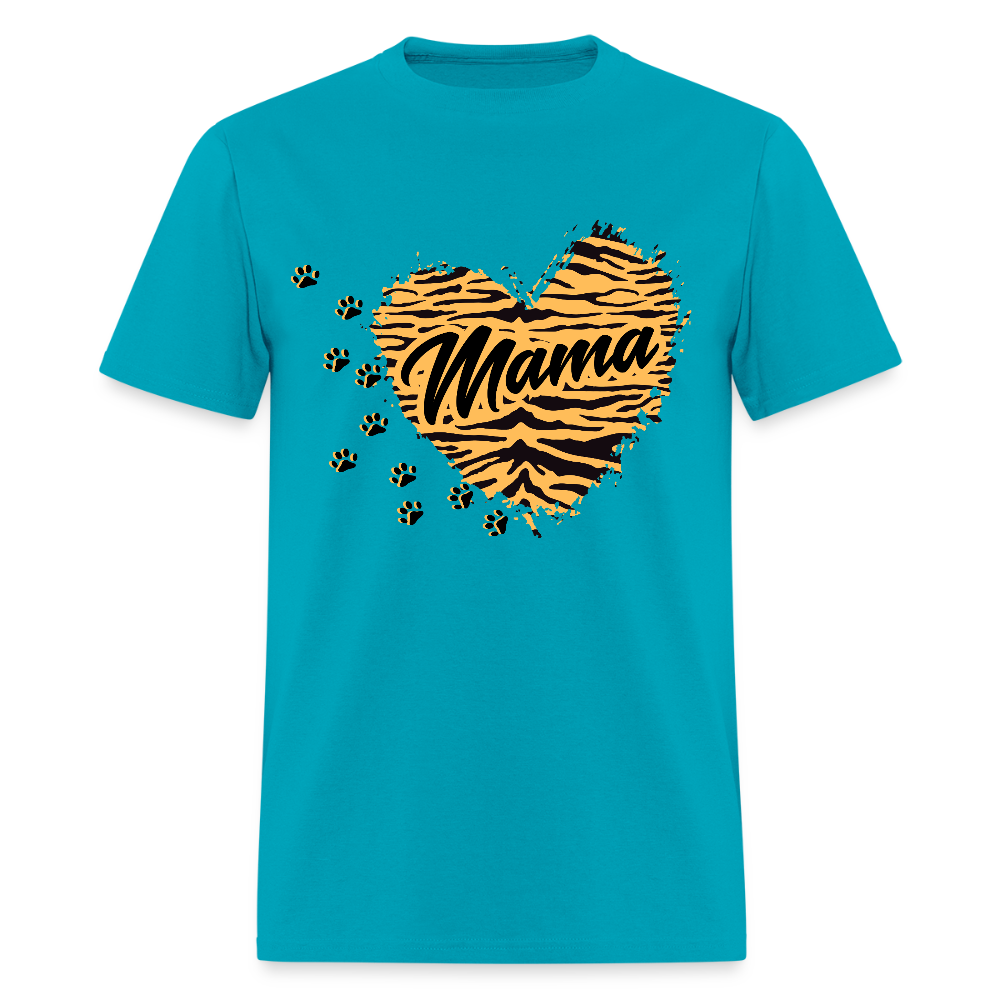 Mama Tiger T-Shirt | GILDAN 5000 - turquoise