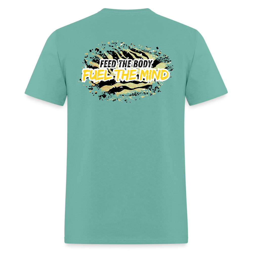 MPISD Child Nutrition LOGO & Motto T-Shirt | GILDAN 5000 - aquatic