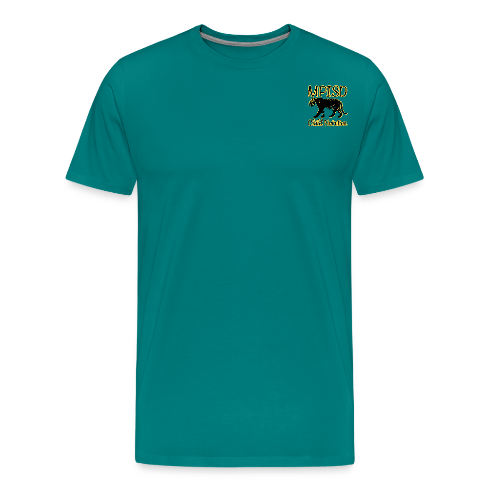 Child Nutrition Logo & Motto Premium T-Shirt - teal