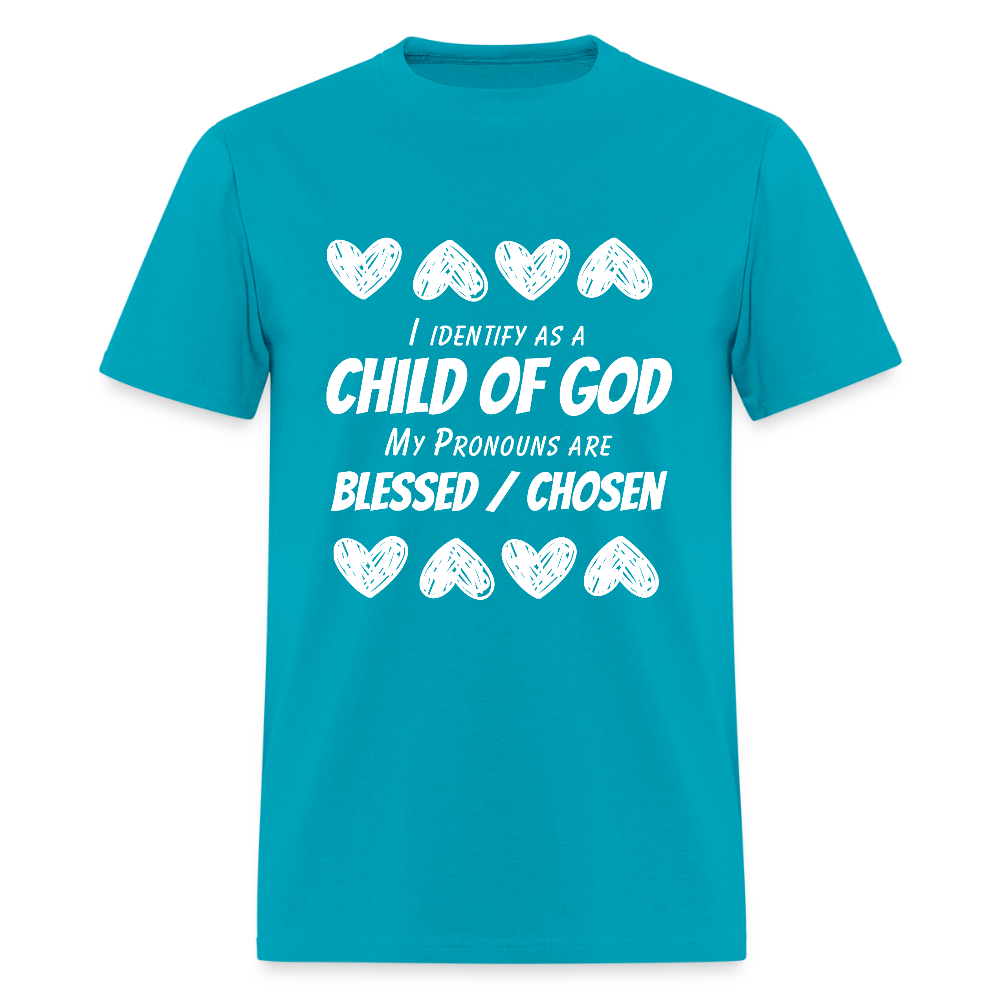 Child of God Hearts Classic T-Shirt - turquoise