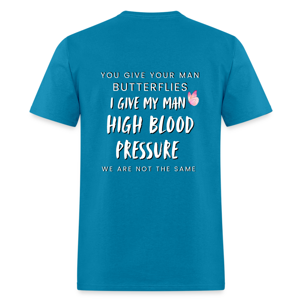 FWC Butterflies & High Blood Pressure Classic T-Shirt - turquoise