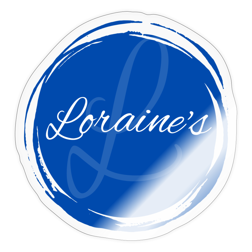 Loraine's Sticker - transparent glossy