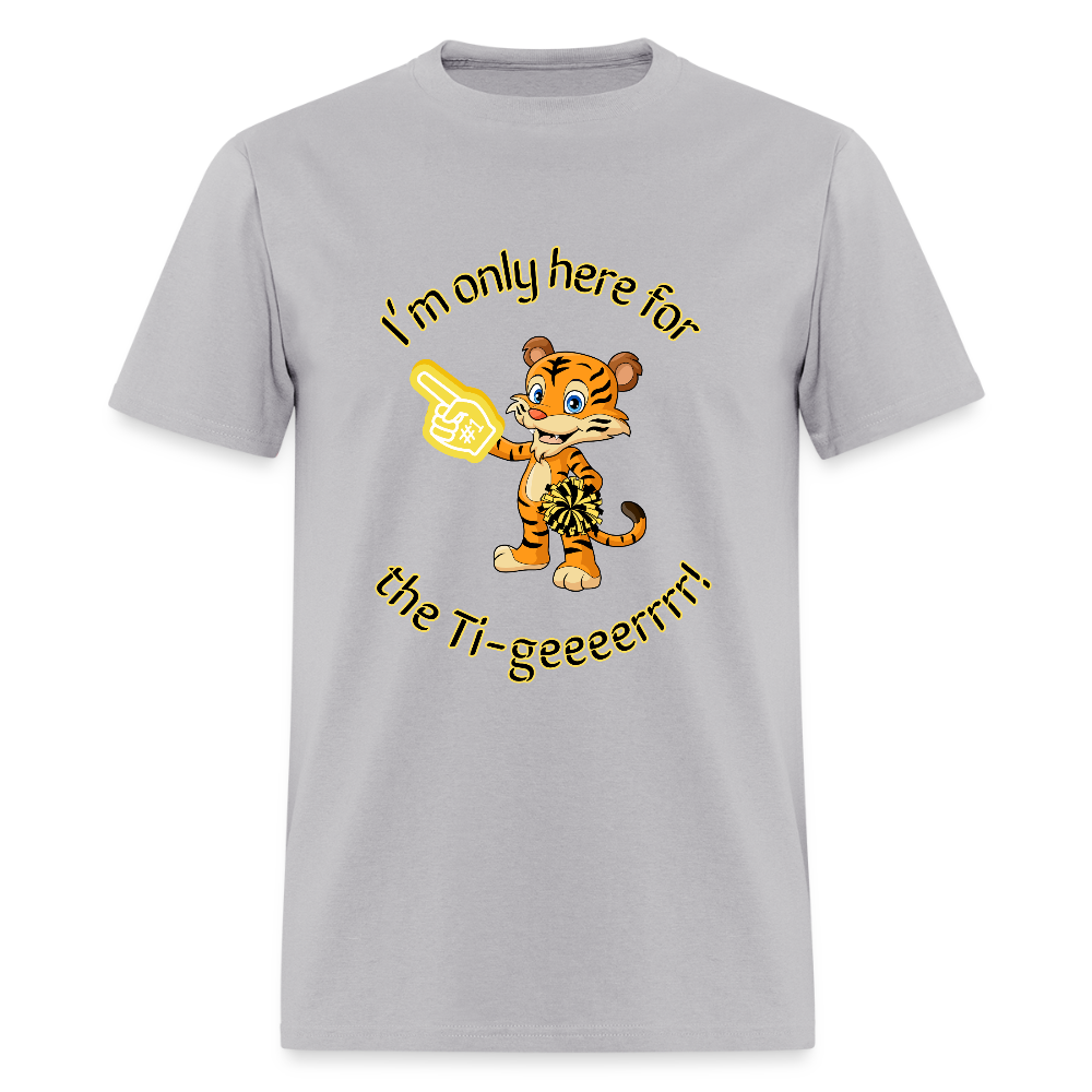 I'm only here for the GER!!! Adult T-Shirt | GILDAN 5000 - gravel