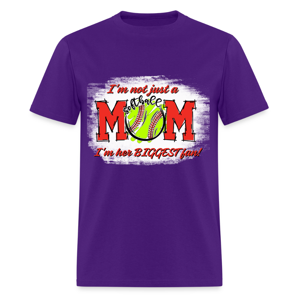 Mom Biggest Fan Classic T-Shirt - purple