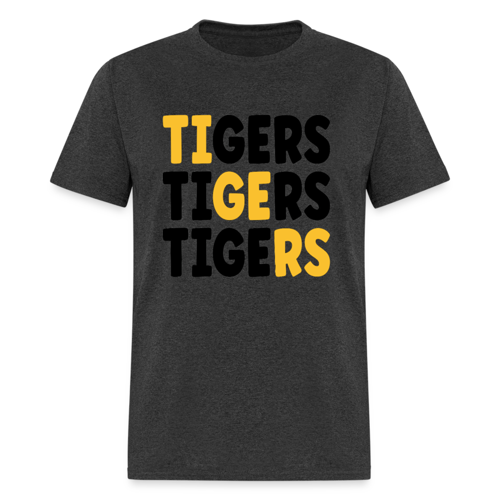 Tigers x 4 Unisex Classic T-Shirt - heather black