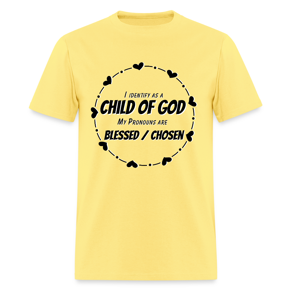 Identify as a Child of God Classic T-Shirt - cornsilk