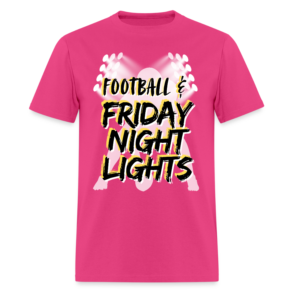 Football & Friday Night Lights T-Shirt | GILDAN 5000 - fuchsia