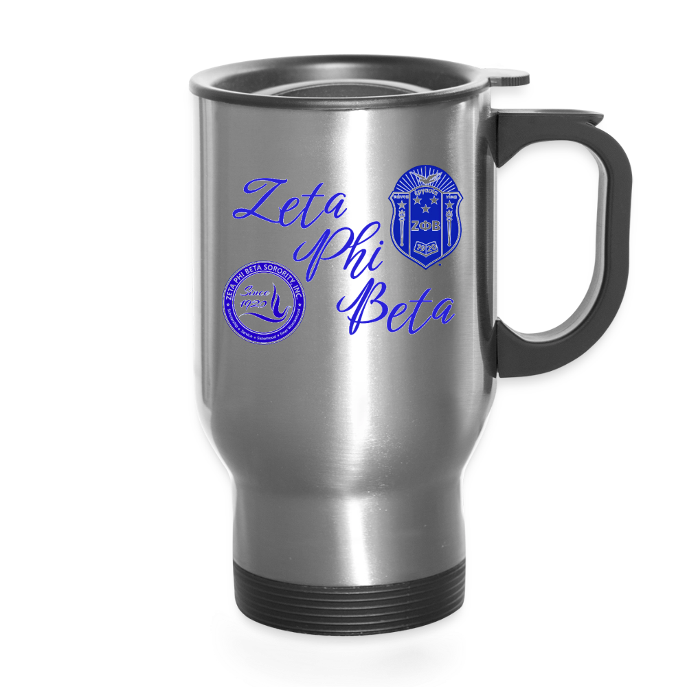 ZPB 14 oz Travel Mug - silver