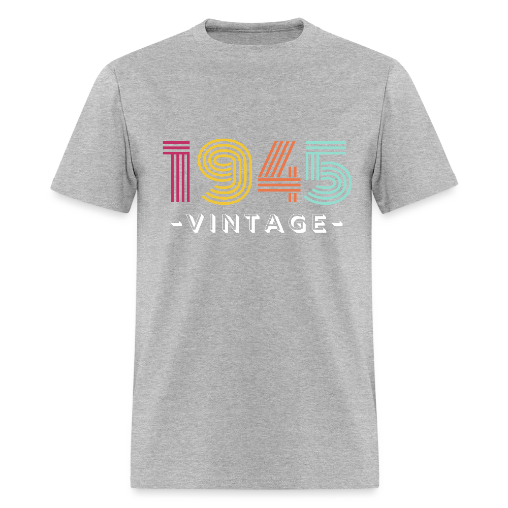 1945 Vintage Classic T-Shirt - heather gray