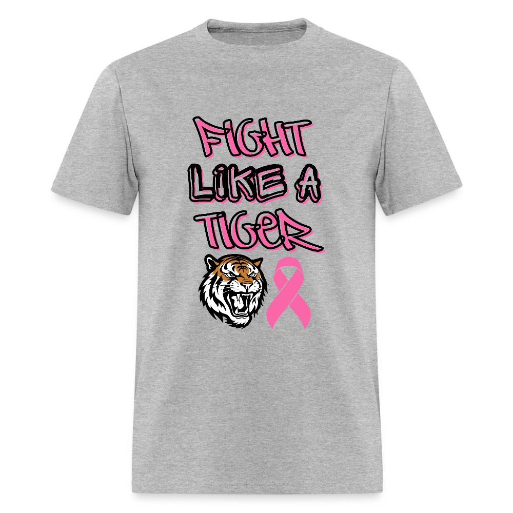 Fight Like a Tiger T-Shirt | GILDAN 5000 - heather gray