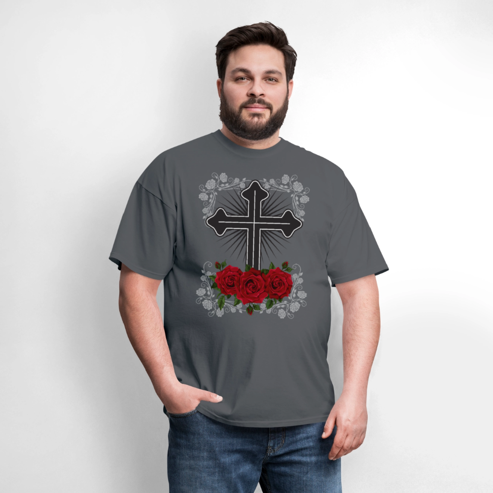 John 3:16 Classic T-Shirt - charcoal