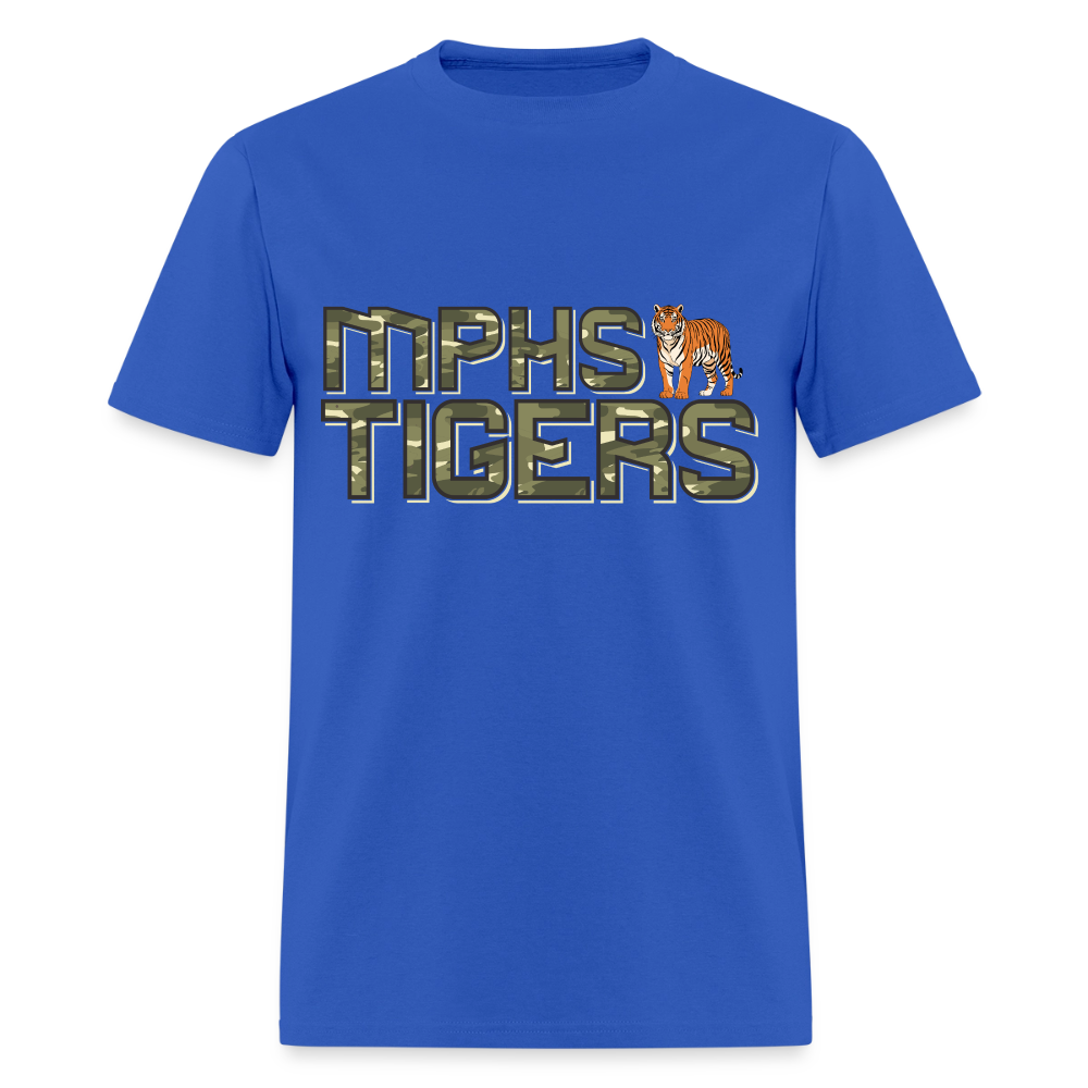 CAMO MPHS Tigers T-Shirt | GILDAN 5000 - royal blue
